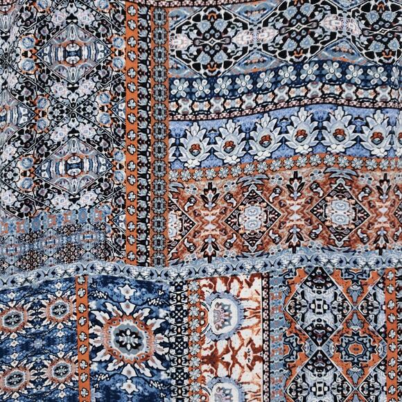 Lulus Dress Womens Extra Small Multicolor Southwestern Boho Keyhole Back Mini - Picture 15 of 15